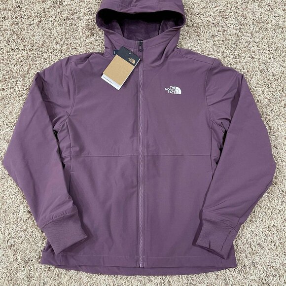 The North Face Women's Shelbe Raschel Fleece Hoodie Jacket Mauve, Size Medium - Picture 5 of 16